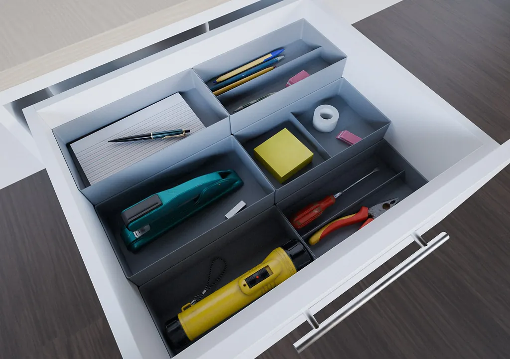 Multi-level design. Use up to three levels in one project and turn vertical space into usable storage.